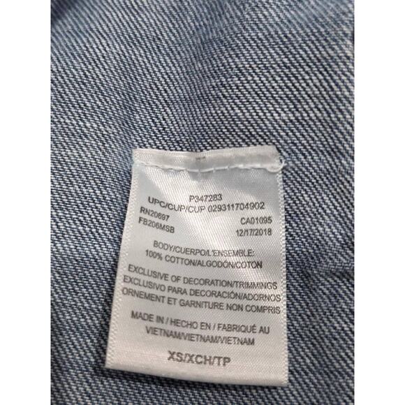 Dickies Women’s Relaxed Fit Bib Y2K preppy Overalls Jumpsuit Mid Wash XS A004182 - Picture 11 of 15